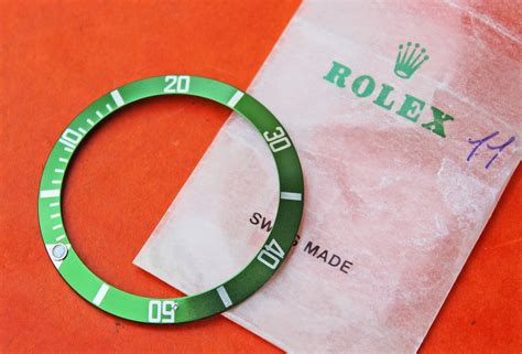 rolex green bezel insert|34mm bezel inserts all sizes.